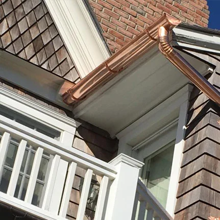 copper gutter installation Massapequa Park ny